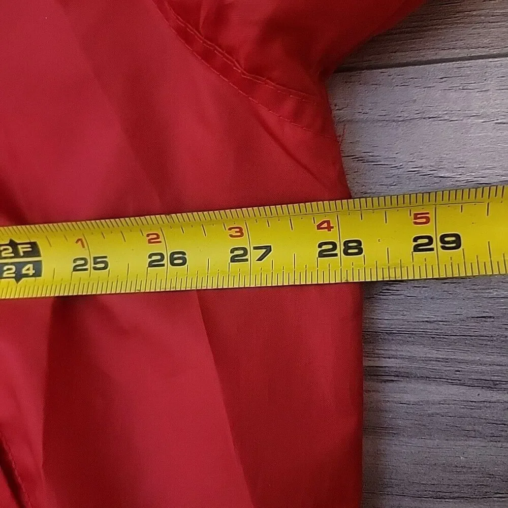 Red Oak Sportswear Georgia Bulldogs Windbreaker Mens XL Red V-Neck Pullover VGT‎